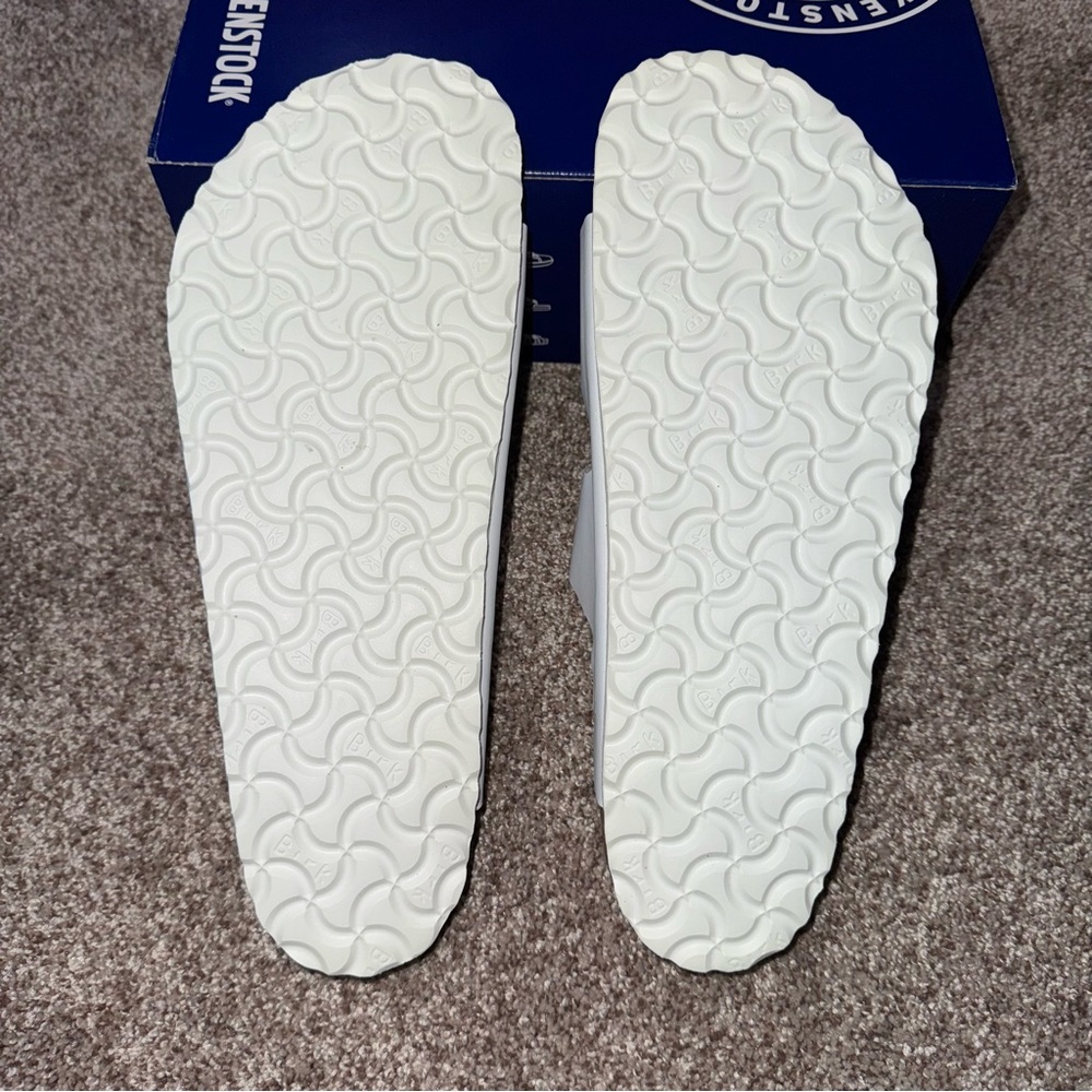New Men’s Size 44 Birkenstock Arizona BS White - Picture 4 of 7